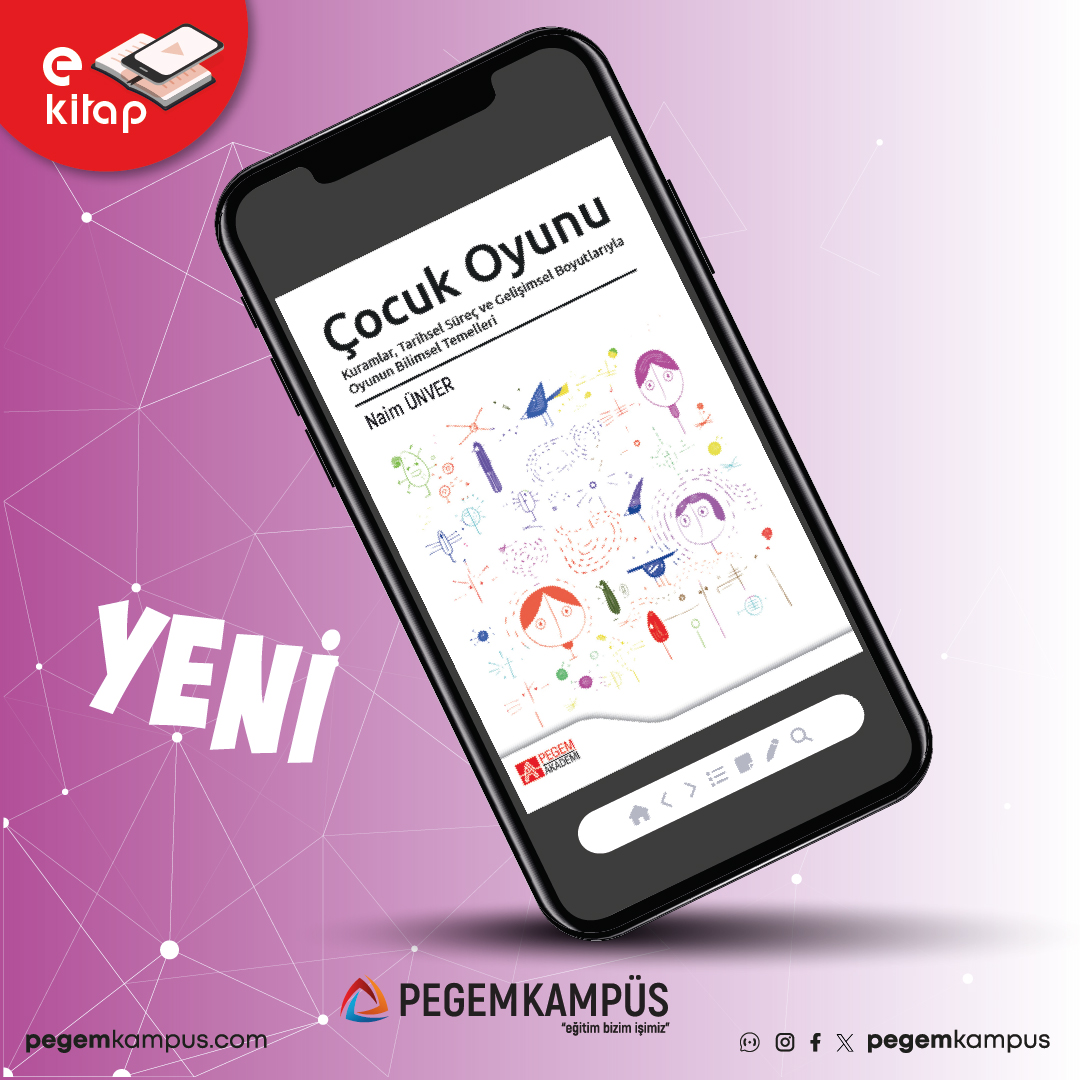 pegemkampus's tweet photo. e-Kitabımız, oyunun çocukluk ve insan yaşamındaki vazgeçilmez önemini bilimsel temellerle ele almaktadır. 

İncelemek için 👉🏻 https://t.co/6MO0lDDoBi

#pegemkampüs #pegemakademi #ekitap https://t.co/VIDcx86544