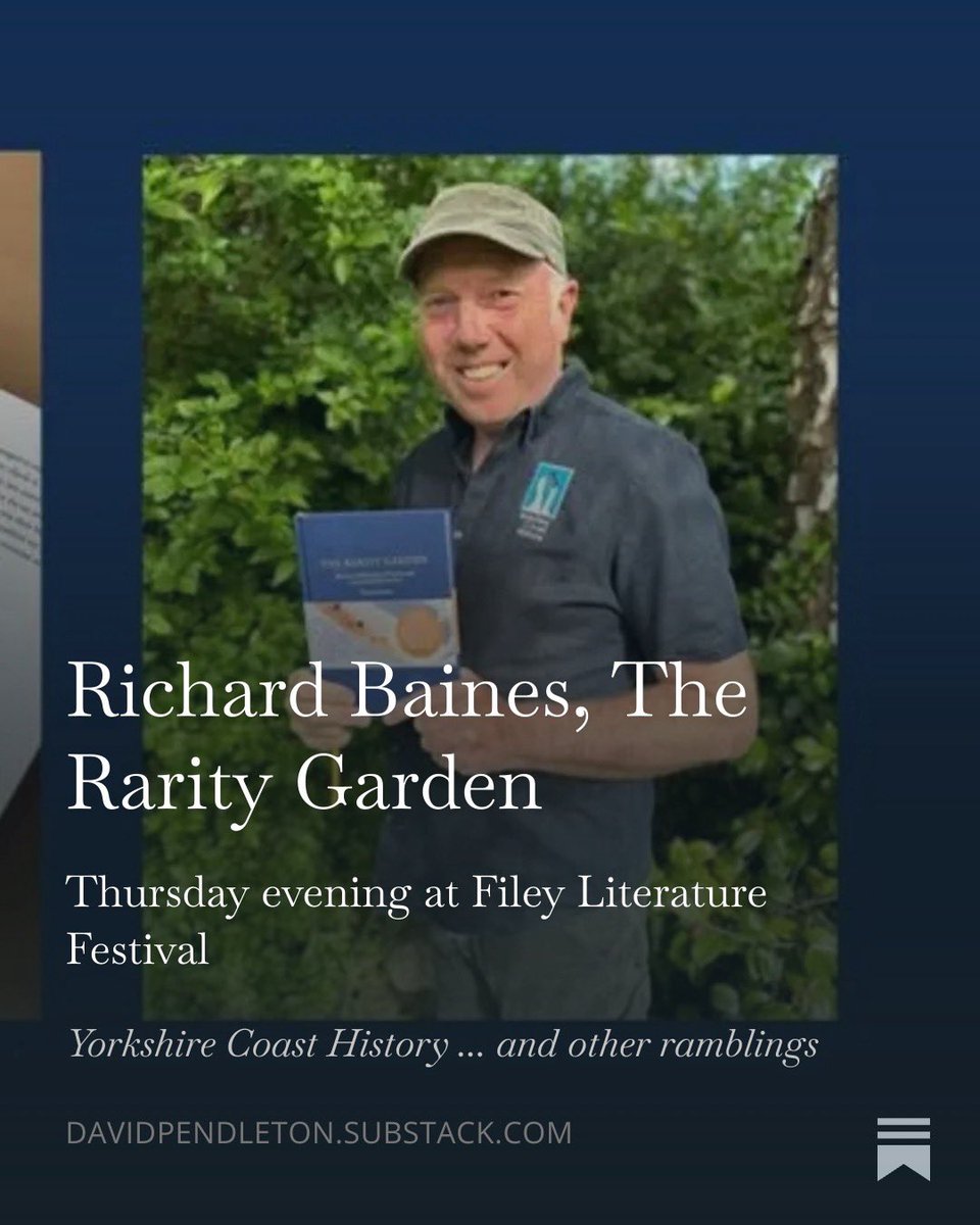 davidpendleton0's tweet photo. The penultimate event of Filey Literature Festival 2026. 
A year on Flamborough Head. Pay on the day available at just £5.
 https://t.co/fvPhO27VRR https://t.co/svXLLEKE2C