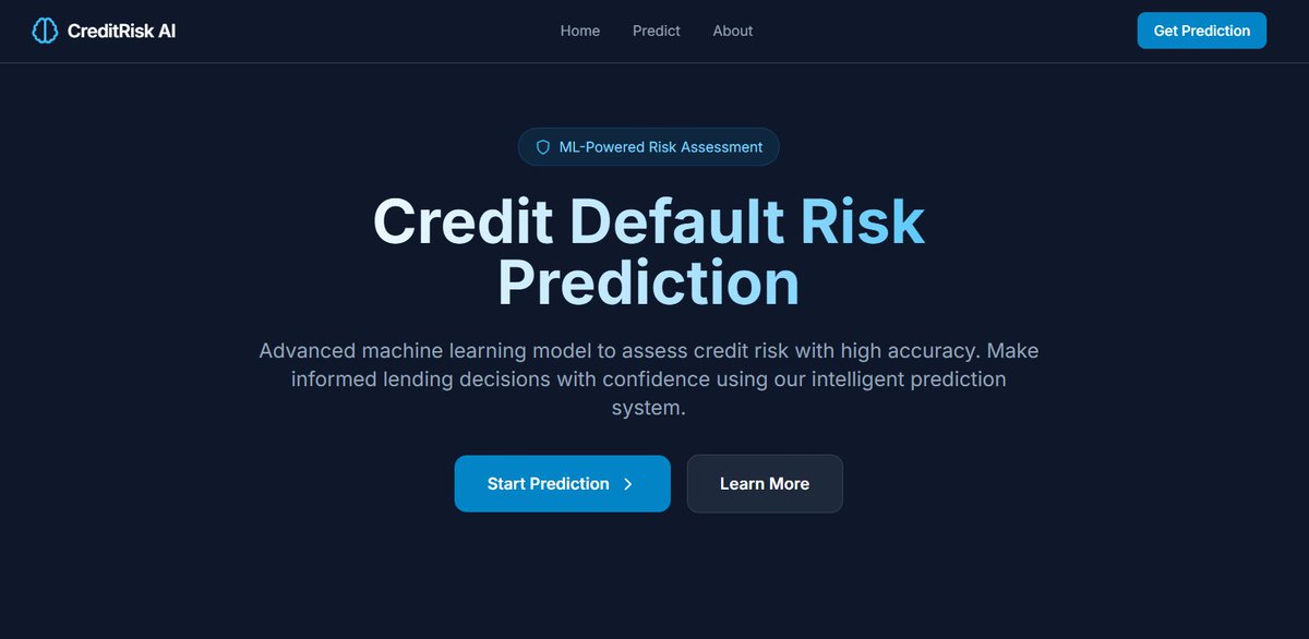 codewiz_v's tweet photo. Built this Credit Default Risk Prediction (Germain Credit Dataset) project to improve my ML understanding 🚀

🔹Writing code myself
🔹Understanding the ML pipeline deeply
🔹Testing multiple models

Sometimes simple projects teach the most.
#MachineLearning #DataScience #AI https://t.co/XfiuztvA7X