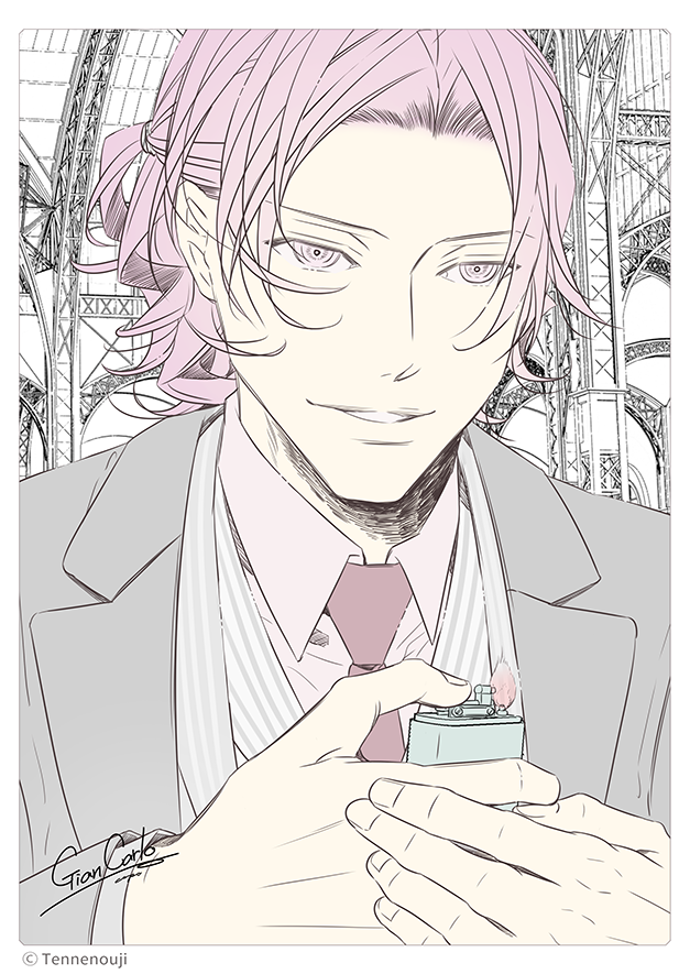 Tennenouji_Info's tweet photo. 「おいおい、ジャン、貢物の葉巻の箱……ひとつ、開けちまいやがって」
「フフフ、誕生日プレゼント、か。だったら、ジャン。おまえも共犯者になれよ」
「ナイフは俺の使え。ほら……火をつけてやる、もっと寄れって」
「ジャン、おまえにこうして……仕えてる俺の気分ってやつは――最高なんだぜ」 https://t.co/lgIr9yzNRN