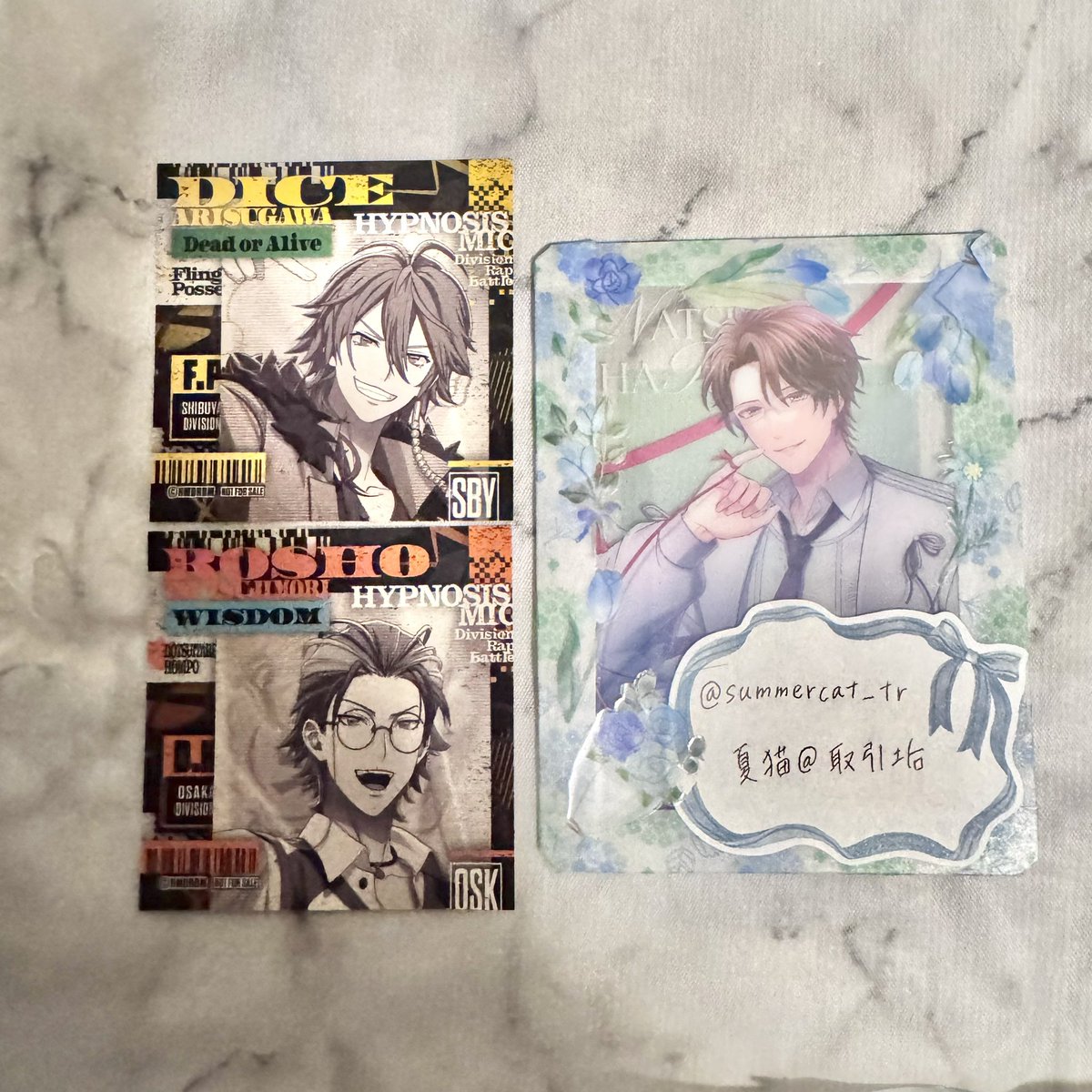 summercat_tr's tweet photo. 【交換】ヒプノシスマイク ヒプムビ ヒプマイ アニメイト 特典 ステッカー

譲：帝統 盧笙
求：銃兎>独歩

郵送又は大阪手渡し
検索からでもお気軽にお声掛けください https://t.co/exMWokPSqE