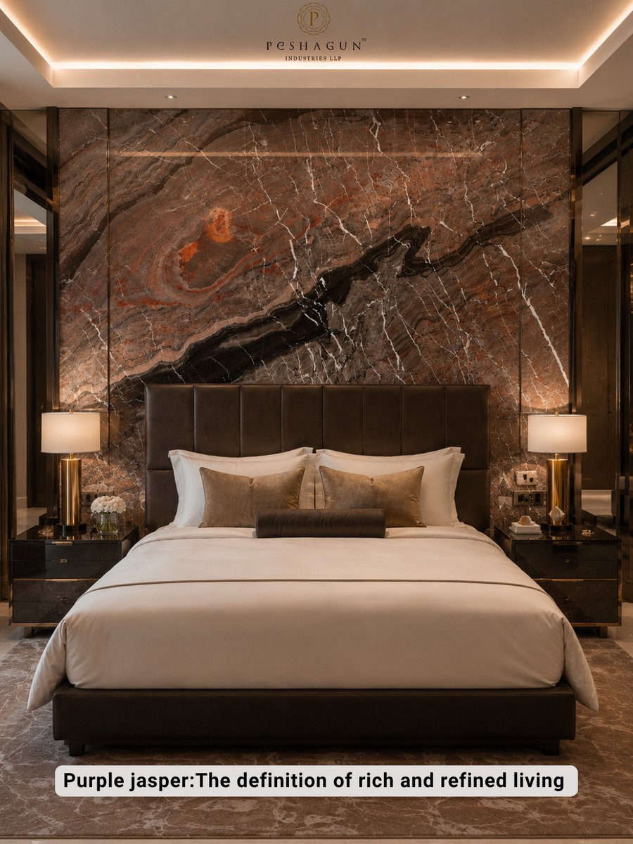 peshagun's tweet photo. Turn your walls into a masterpiece 🎨✨ Purple Jasper brings depth, warmth, and premium elegance to modern interiors with its dramatic natural veining.🤎
.
Contact - +91 9509510369, +91 6377715613, +91 9829785551
Mail us at - sales@peshagunindustries.com

#purplejasper https://t.co/zJcabV9fd7