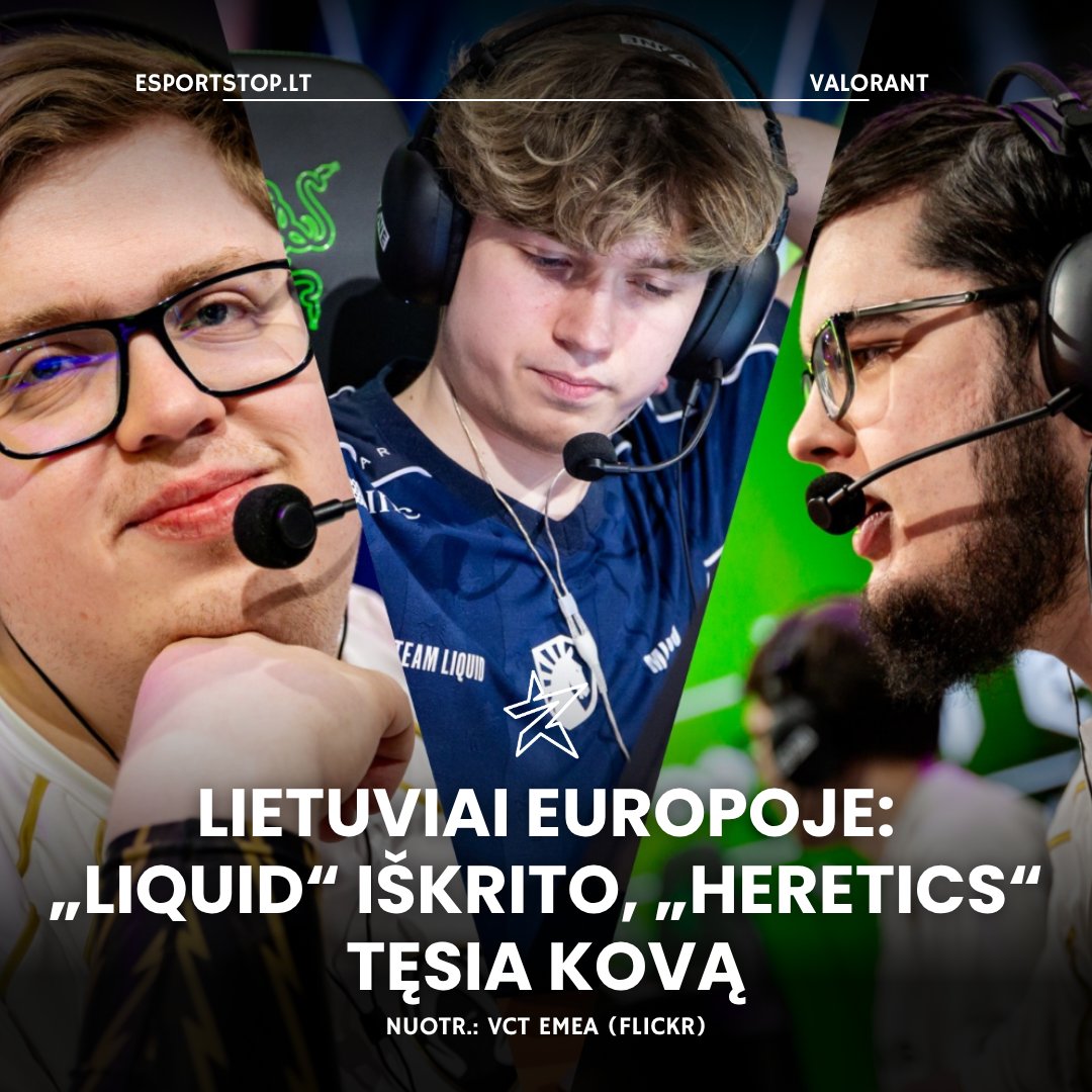 EsportoTopas's tweet photo. 🏆„VCT EMEA“ lyga pasiekė atkrintamųjų kulminaciją. Kovoje dėl pavasario sezono titulo, kelialapio į „EWC“ turnyrą ir trijų kelialapių į „Masters“ turnyrą Londone liko keturios komandos.

📰Skaitykite plačiau: https://t.co/q8p97j9txF https://t.co/fGOfMDy0ip
