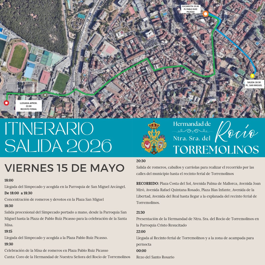 Hermandad de Ntra. Sra. del Rocío de Torremolinos tweet media