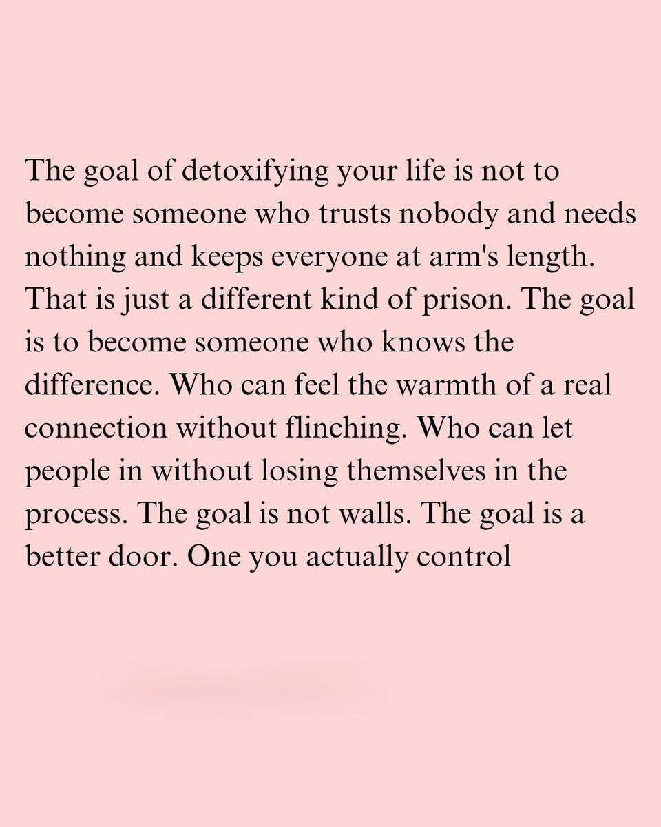 Book_therapy223's tweet photo. The goal is not walls. The goal is a better door. One you actually control. https://t.co/kiuMfTX0Kw