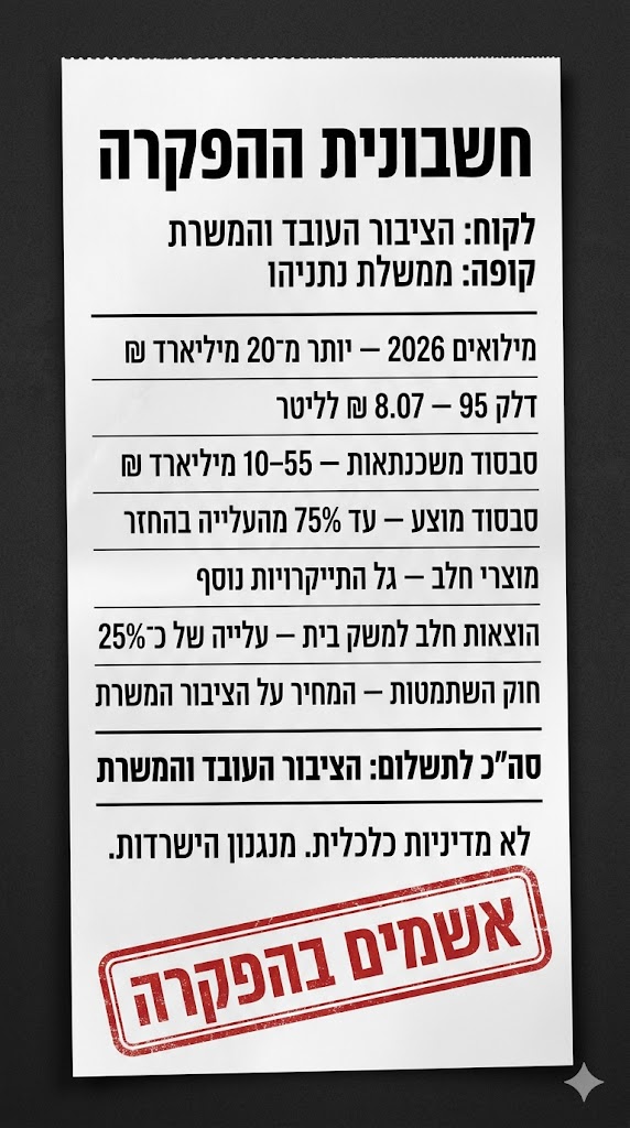 היידה. למען ממשלה שתפעל לטובת כל אזרחי ישראל tweet media