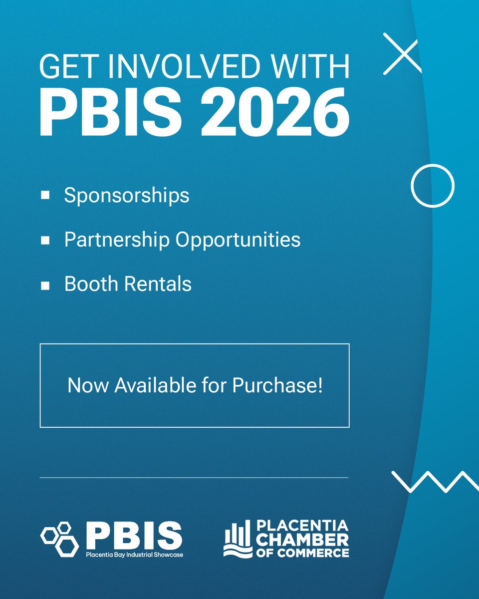 PACCNL's tweet photo. Be part of one of the region’s premier industry events—Placentia Bay Industrial Showcase (PBIS) 2026!

This is your chance to showcase your business, connect with industry leaders, and be part of the conversation shaping our region’s future.

Reach out today! https://t.co/bT0yWu3idi