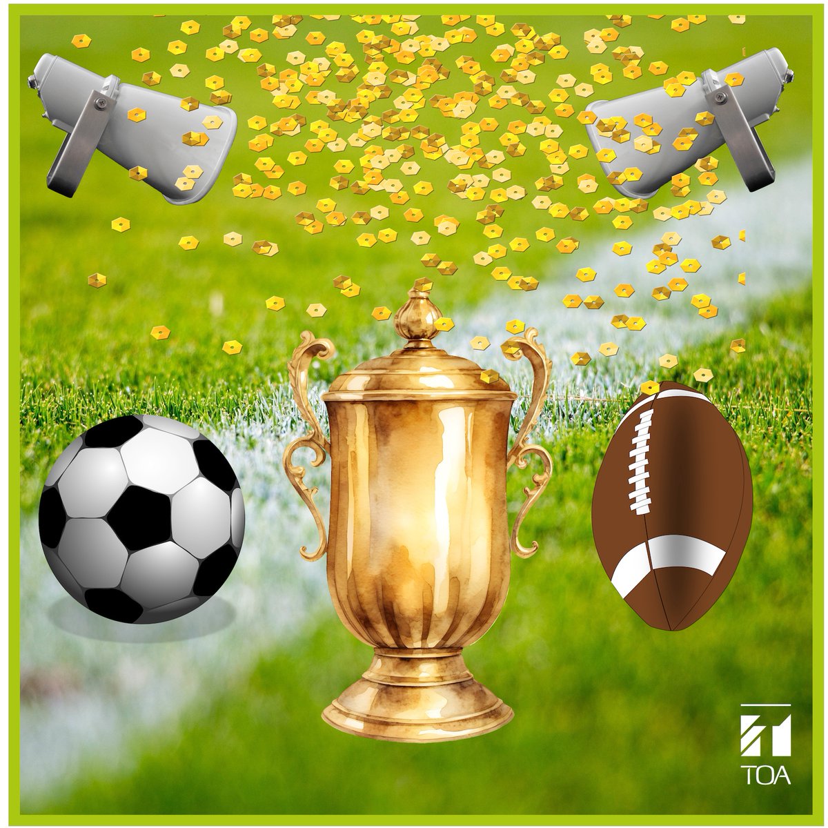 TOAcorp's tweet photo. The noise of the crowd when you lift that tournament or cup final trophy must be inspiring.  With such large and loud crowds event organisers have in place clear safety procedures. Delivering instruction &amp; announcements is key to this plan.

#stadia #sportingevents #safety https://t.co/9EMvvJ8wlA