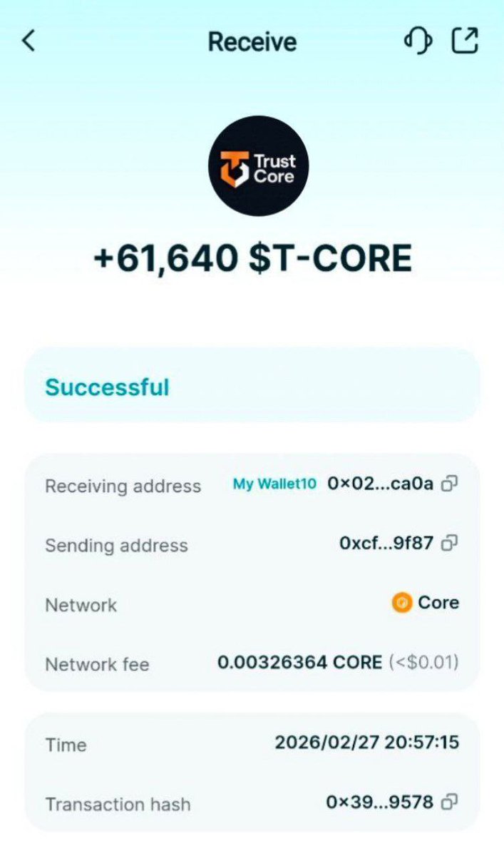 TrustCore tweet media