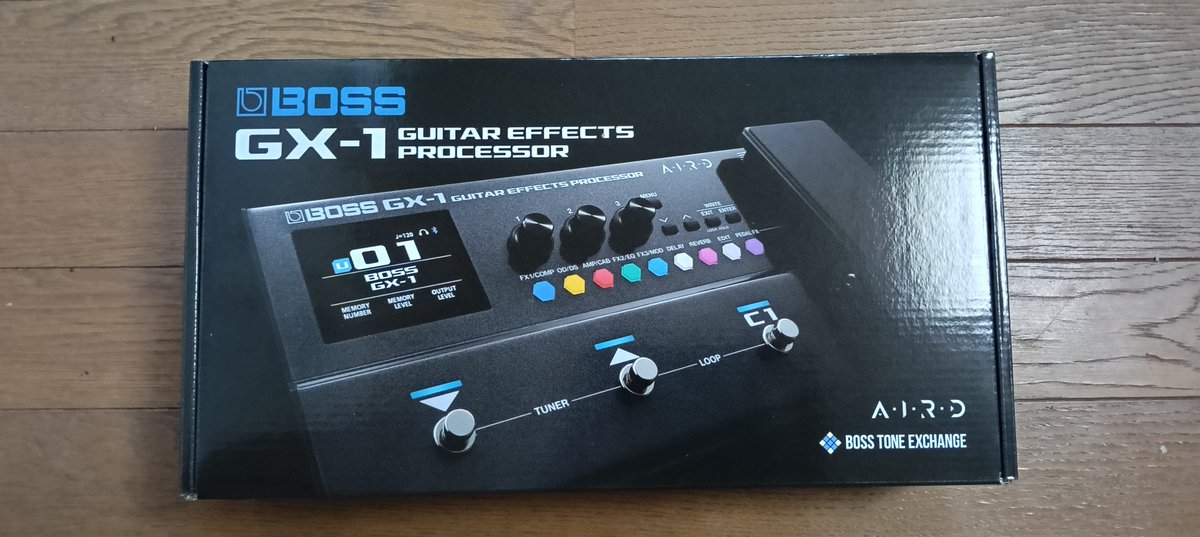 akuro456's tweet photo. サウンドハウスから届きました
BOSSのGX-1
コンパクトエフェクターという事で小さいがそれはそれなり

サウンドハウスに注文して一ヶ月超
ようやく届きました

まだ使ってないですがこれから使うのが楽しみです https://t.co/1YABjESFjh