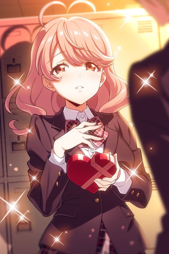 ir_t7s's tweet photo. 【Tokyo 7th シスターズ】GS+レアカード　マナ 放課後のバレンタイン GETしたよ！皆も遊んでね♪→https://t.co/5Zt3MJTQpc #t7s #ナナシス https://t.co/5ktLEGRILw