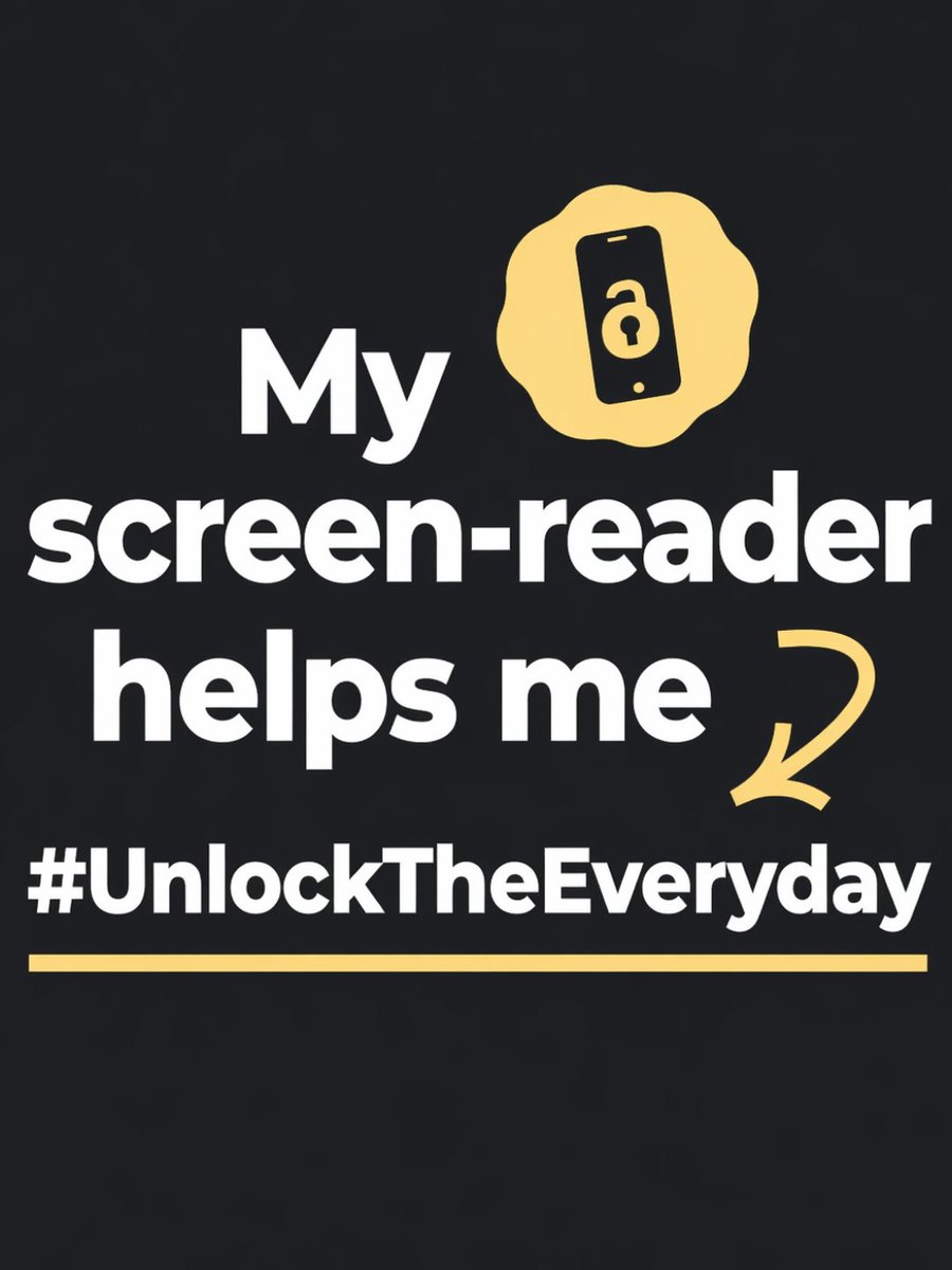 _ATscale's tweet photo. Screen readers unlock access to information, education, and connection in our digital world. 🌐

Every day, they help people #UnlockTheEveryday and participate fully in society.

Let’s champion digital accessibility for all. 🙌

https://t.co/OQcXsXuK5L

#UnlockTheEveryday https://t.co/UBanoJ1VSY