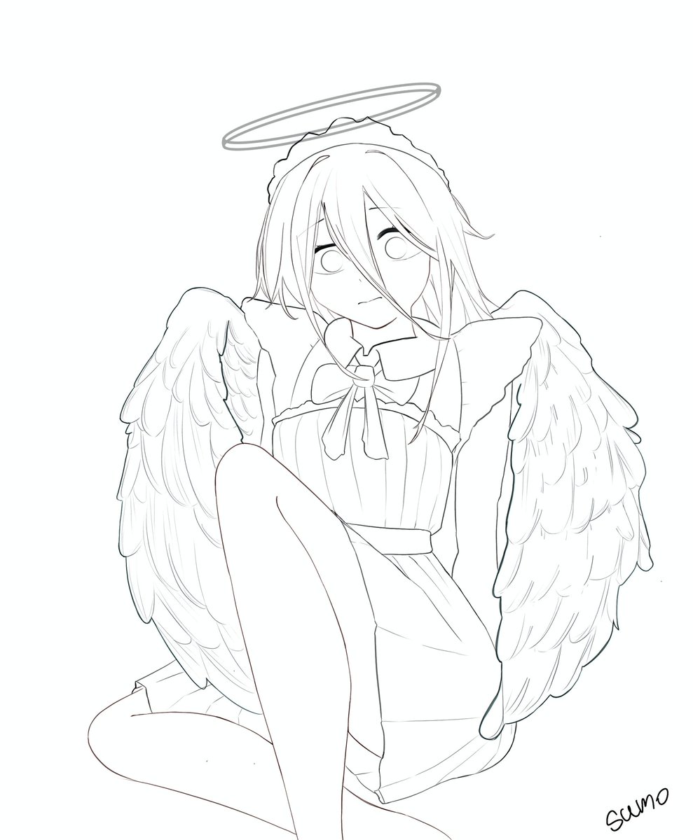 Sumokunnn's tweet photo. Angel Devil 😇😇 https://t.co/cRIfnKepKB