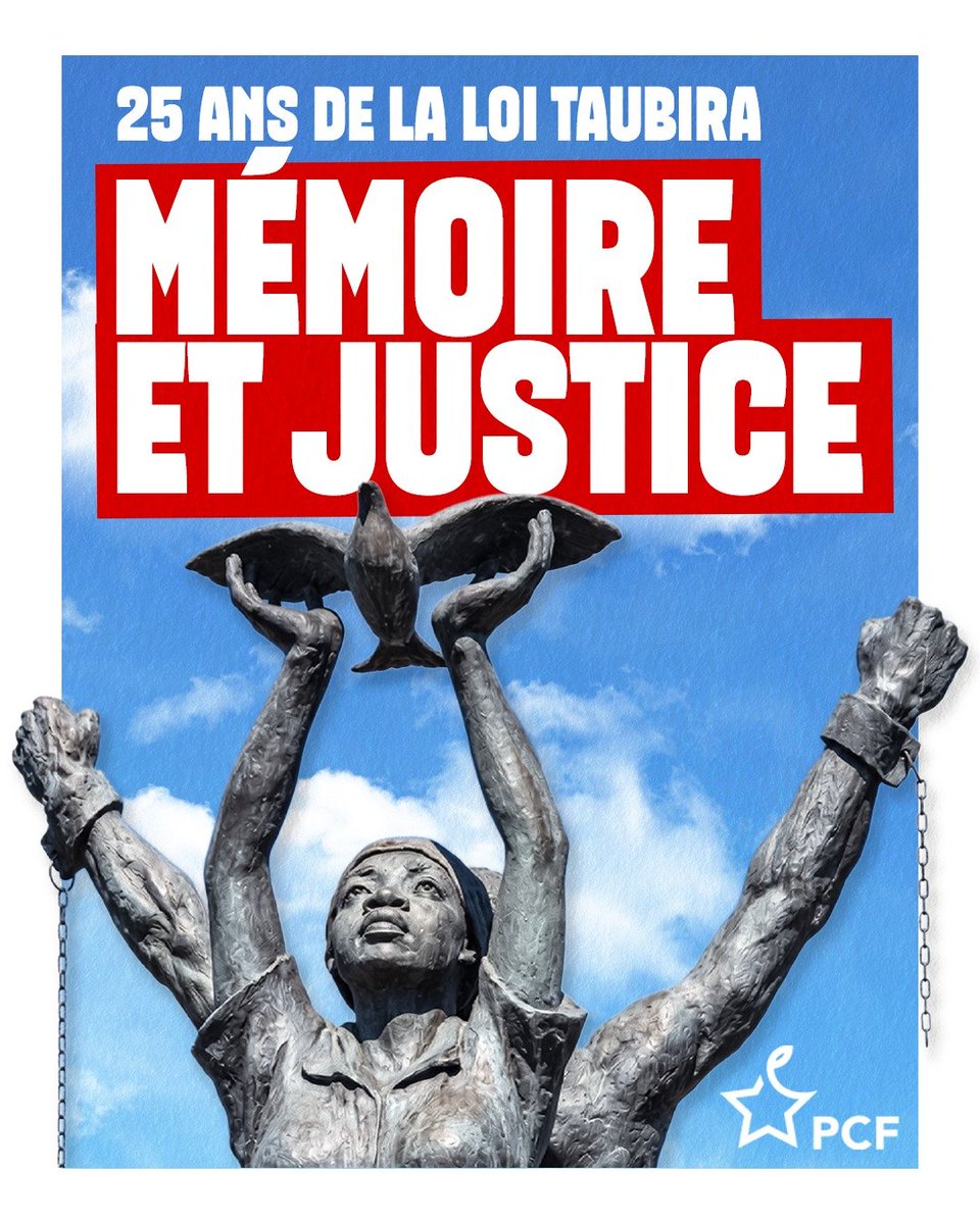 OrvaultPcf's tweet photo. ⚫#10mai | Journée nationale des mémoires de la traite, de l'#esclavage & de leurs abolitions
2️⃣5️⃣ans après l'adoption de la loi #Taubira, le combat pour la #mémoire, la justice, l'égalité, la libération humaine & les réparations continue!✊
#PCF44 #PCF #Emancipation #lutte
1/2 https://t.co/VuWJhbVH5p