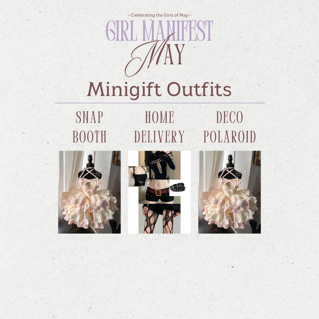 GENAi_Ent's tweet photo. 👑 Girl Manifest : MAY ✨
– Celebrating the Girls of MAY –
Date : 17 May 2026
Vanue : Lot of Live, Phenix Pratunam, 3rd Floor
⠀ 
💜 One Girl. One Miracle. — MINIGIFT
มาร่วมฉลองวันเกิดกับมินิกิฟท์
กับสเตจที่ทรงพลังและน่าจดจำ
⠀ 
💌 Home Delivery & Deco Polaroid
🔗 https://t.co/v0uYIIp5om
⠀ 
- - - - - - - - - - - - - - - - - - - - 
⠀ 
#GirlManifest_may #GENAiBirthdayEvent
© GENAi Ent