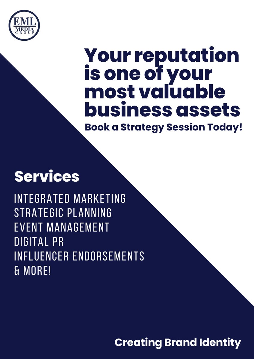 emagesmedia's tweet photo. Reputation is built one story at a time

Our PR solutions help you put out the right message about your brand

Book a strategy session
Our website; https://t.co/OYjMP2JXDK
OR Call; 09135000401 
Email; services@emagesmultimedia.com

#MediaRelationsExpert #PRCampaigns #BrandTrust https://t.co/NRtQ1TIQnu
