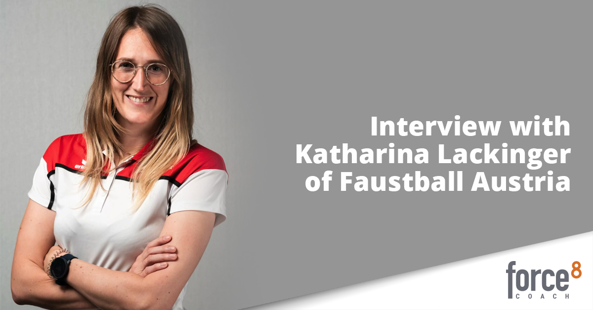 force8_coach's tweet photo. 💬 Interview
We sat down with Katharina Lackinger - national team coach for #FaustballAustria - and asked her some questions about the Force8 Coach product.  Read her thoughts here: https://t.co/6qZhRAORz9 https://t.co/lhHSdmZUW8
