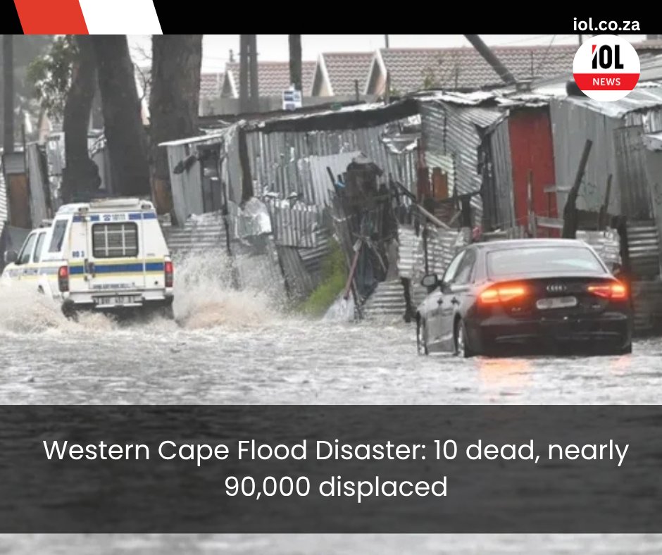 IOL's tweet photo. Residents in the Western Cape are now picking up the pieces after adverse weather battered the province, resulting in 10 deaths and nearly 90,000 people displaced.
#news #residents #WesternCape #adverse #weather #battered #deaths #people #displaced
Read on https://t.co/IIA0j333J5 https://t.co/fTcnd9sjys