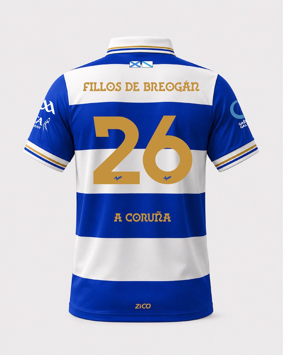 FillosdeBreogan's tweet photo. Presentamos o polo retro edición especial XV aniversario de Fillos de Breogán 🥳
✔️ Deseño en colaboración con Zico.
🪡Escudo bordado, número configurable.
☘️Patrocinado por A Cova Céltica.
💸 40€ a unidade.
📋 Pedidos ata o 18 de maio neste formulario: https://t.co/iddhrKGClj https://t.co/6Qoqhm9EcX