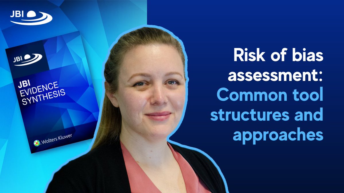 JBIEBHC's tweet photo. Dr Jennifer Stone is the lead author of the paper, 'Common tool structures and approaches to risk assessment: implications for systematic reviewers'.  🔖Bookmark the paper at: https://t.co/9jefKxtP4A

Watch video abstract: https://t.co/Hi45F3OB8h

 #JBImethodology https://t.co/kb5bY4LG43