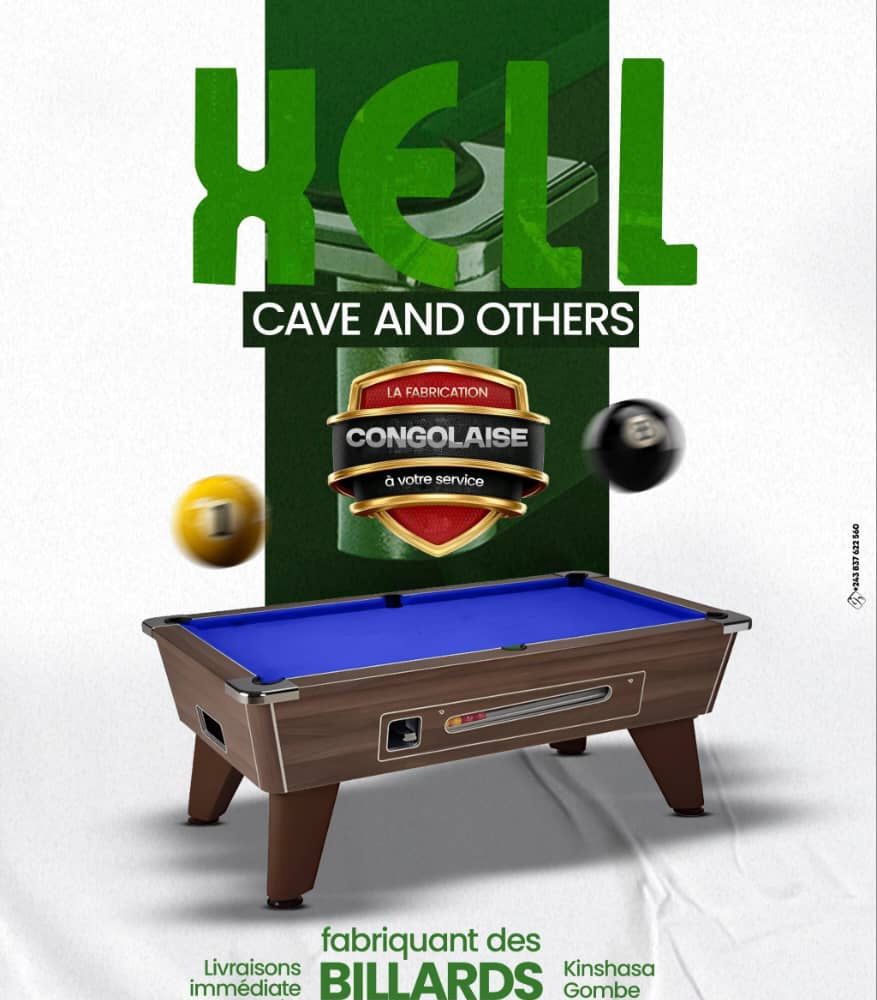 MDoxell's tweet photo. L'entreprise Xell Cave And Others vous propose des tables de billard neuves avec livraison et services après vente inclus à 1500$.

Nos kikers pro sont également disponibles par commande à 800$ avec livraison incluse.

Une fabrication 100% ya bana mboka 🇨🇩
+243803746697 https://t.co/GAiCTU7HGK