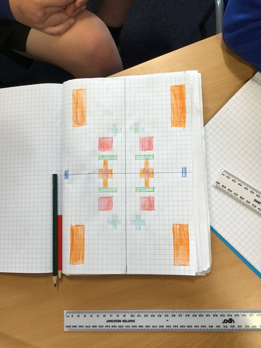 mrs_sshields's tweet photo. A great activity to finish off Year 5’s work on symmetry @HollinPrimary https://t.co/pVKMyOQWDB