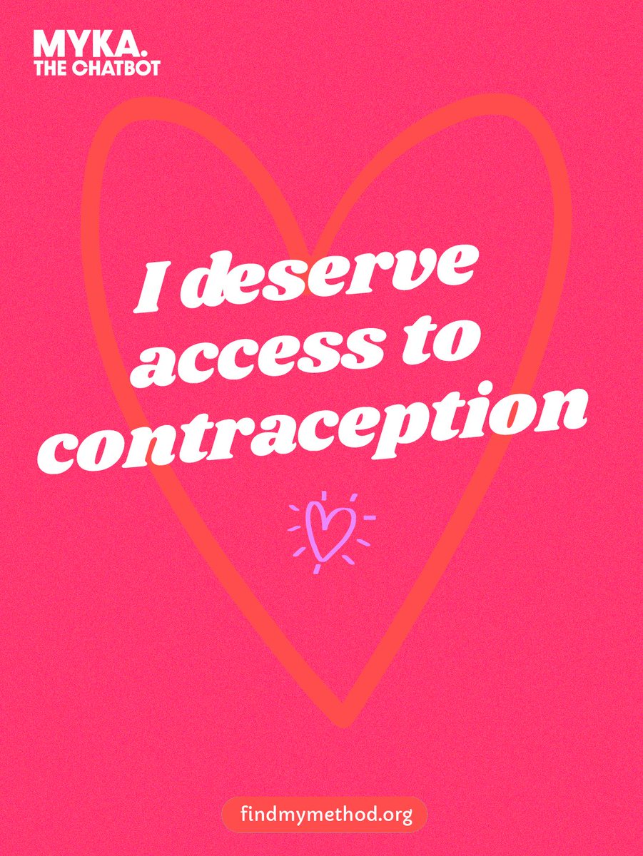 findmymethod's tweet photo. Your daily dose of sex and body positive affirmations. We see you! 
Myka, our contraception chatbot, can help you with accurate information on contraception methods for a safer and pleasurable life. Chat with Myka using the link in our bio. 

#Sexpositive #contraceptive #bodyautonomy #personalchoice #uganda
