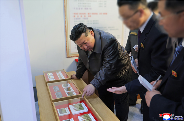 DonaldCourter's tweet photo. Locked n' Loaded For Freedom

Kim Jong Un recently inspected a number of munitions factories across the DPRK, along with top Central Committee members. https://t.co/qCF2IZ5Yta