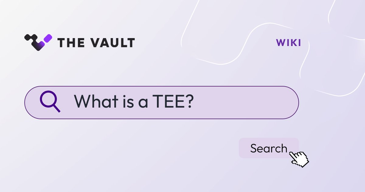 thevault_soft's tweet photo. 𝗗𝗮𝘁𝗮 𝗲𝘅𝗶𝘀𝘁𝘀 𝗶𝗻 𝘁𝗵𝗿𝗲𝗲 𝘀𝘁𝗮𝘁𝗲𝘀: 𝗮𝘁 𝗿𝗲𝘀𝘁, 𝗶𝗻 𝘁𝗿𝗮𝗻𝘀𝗶𝘁, 𝗮𝗻𝗱 𝗶𝗻 𝘂𝘀𝗲.

Most security infrastructure is designed to protect the first two. But for AI systems and digital asset custody, the biggest risks increasingly appear during the third state, while data is actively being processed inside the system.

This is where Trusted Execution Environments, or TEE, come in. A TEE is a hardware-isolated environment inside a processor where sensitive operations can run separately from the surrounding infrastructure, including the operating system and server administrators.

For custody infrastructure, this matters most during signing operations, when key shares are actively processed inside the system. If a server is breached and an attacker gains infrastructure access, operations running inside the TEE remain isolated from the surrounding environment.

The Vault uses TEE across all server-side key shares to help ensure signing operations happen inside a fully isolated execution environment.