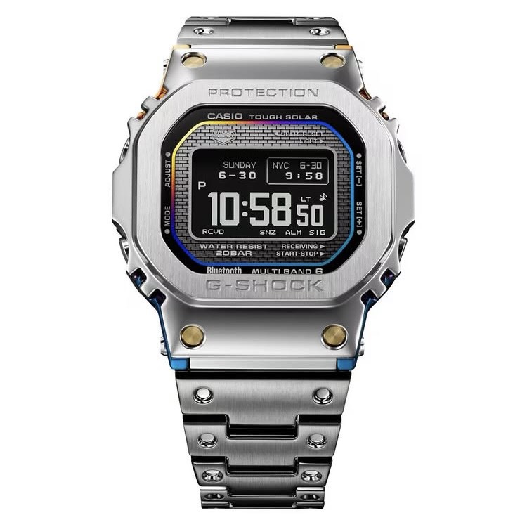 mint_time_press's tweet photo. 40年以上にわたる #GSHOCK の耐衝撃構造データを基に、人とAIが共創したジェネレーティブデザインモデルです。ケースサイドから覗く複雑で未来的な造形と相まって、構造そのものの美しさが際立ちます。

#腕時計
#ジーショック
#フルメタル
#MIP液晶
#ミントタイム https://t.co/bcWARzuZES