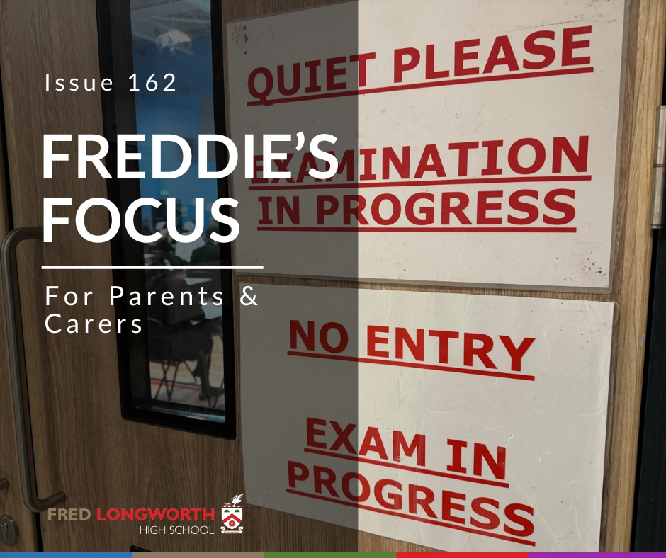 FredLongworth's tweet photo. This week's Freddie's Focus for Parents &amp; Carers has been emailed out this afternoon. It includes details about events for Mental Health Awareness Week, Self-Directed Study Hub updates, and a Sports Report.
https://t.co/BjgVqQwC9f https://t.co/lievrPY2dM