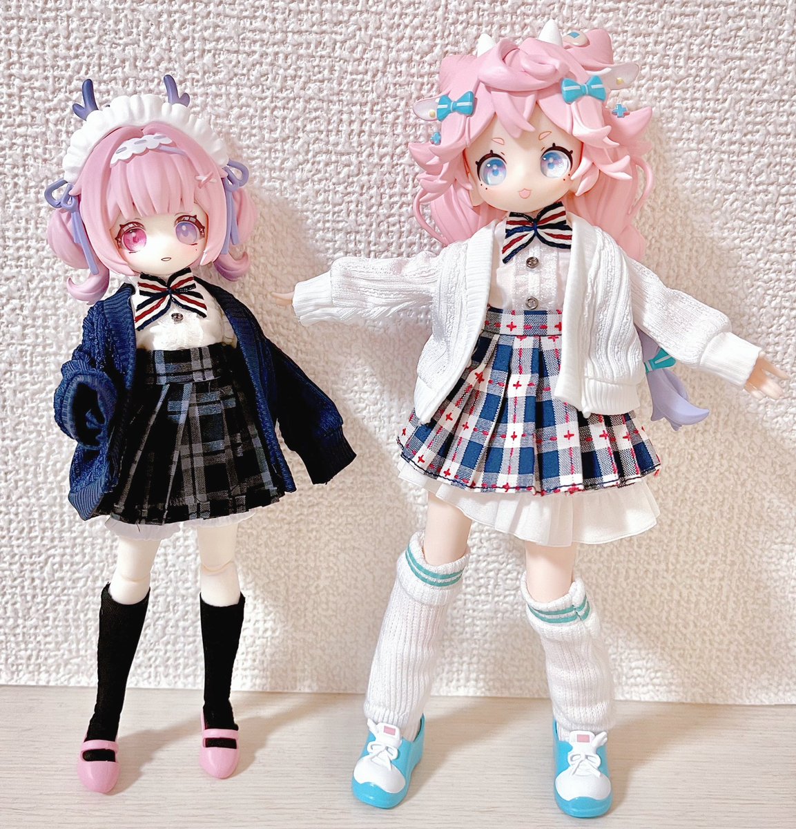 ui_nuinui's tweet photo. 色違いをモモちゃんに着てもらって、姉妹で撮影 https://t.co/UczYOFZQDn