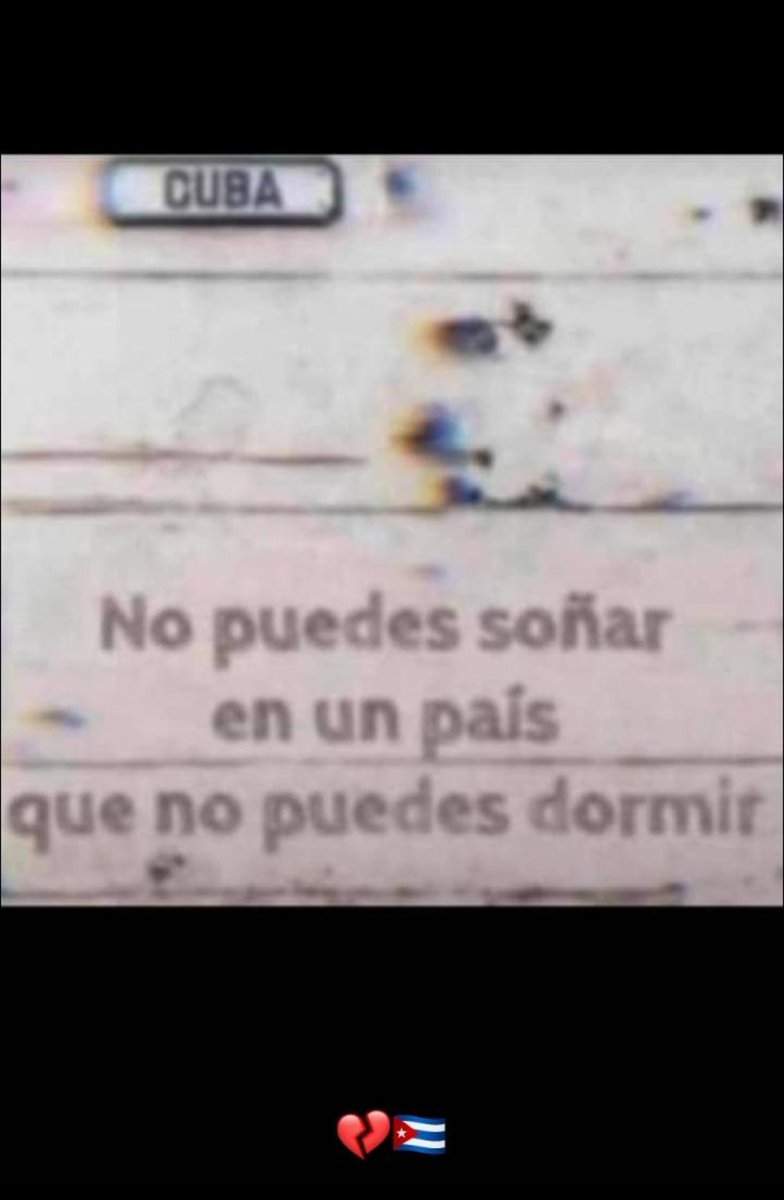 dialcr45's tweet photo. @DiazCanelB No puedes soñar en un país donde no puedes dormir https://t.co/O0x94W2BNQ