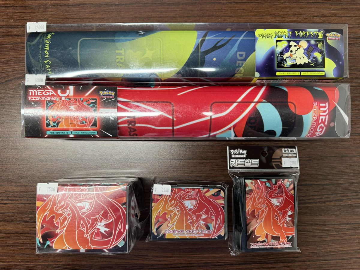 🔥販売情報🔥】 コリアンリーグ🇰🇷限定プレイマット販売中🫢 他