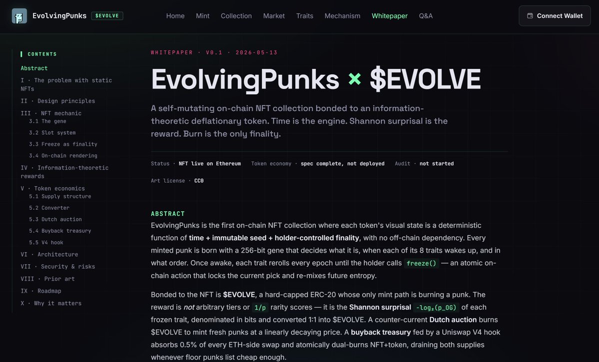 EvolvingPunks tweet media