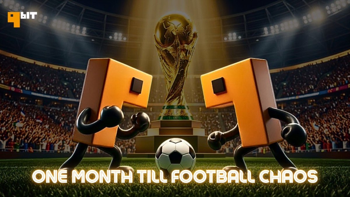 official_9bit's tweet photo. One month till football chaos! โฝ๐ฅ
The 9Bit squad is locked in and ready.
Whoโs bringing the heat this season?
Letโs make it legendary ๐
#9Bit #Football #WorldCup #Euros2024 #OneMonthLeft #FootballChaos #SquadGoals #9BitFootball https://t.co/gAsRDnUB01