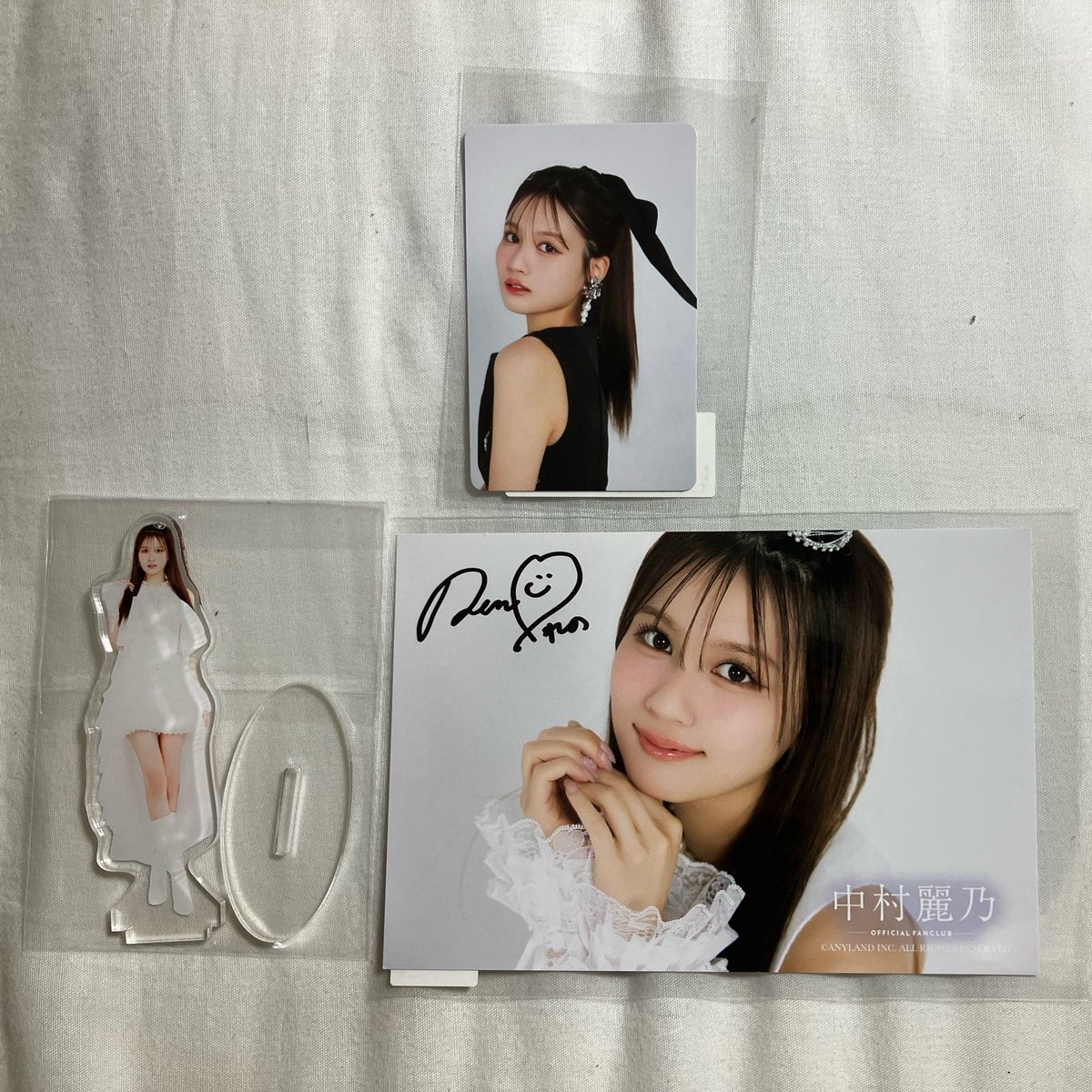 オンラインガチャの景品届いた どれも可愛くて最高！ #中村麗乃