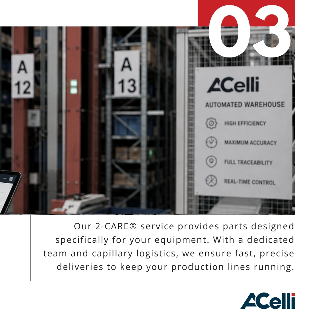 ACelliGroup's tweet photo. Non-original spare parts can lead to inefficiencies, increased wear, and potential safety risks. 

2-CARE® original spare parts ensure the reliability and precision your equipment was designed for

👉 https://t.co/SPkG7k9SWg

#acelli #onaroll #nonwovens #customercare #spareparts https://t.co/y78IezMRzR