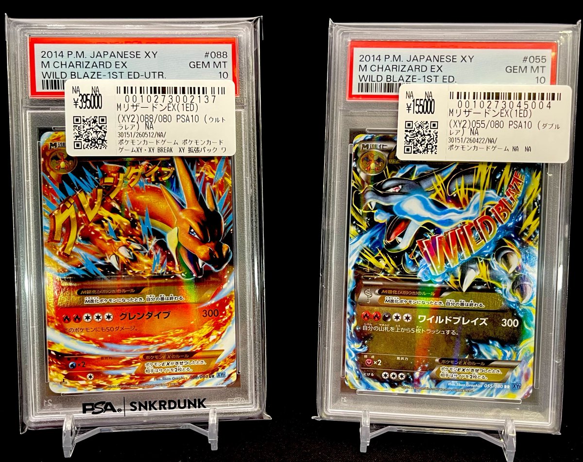 MリザードンEX UR [ワイルドブレイズ] XY2 088/080 (PSA10) ポケモン 