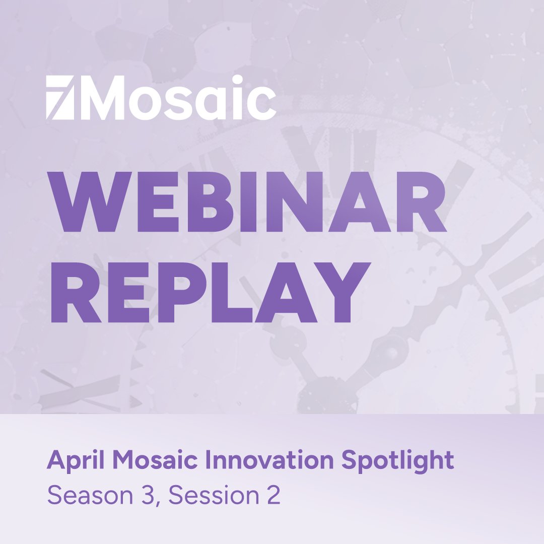 EBSCO's tweet photo. The April installment of our Mosaic Innovation Spotlight series is now available! Check out the replay to get caught up on the latest Mosaic features that support library acquisitions teams. https://t.co/SPOs5m0zZN https://t.co/MP5N6lAoZM