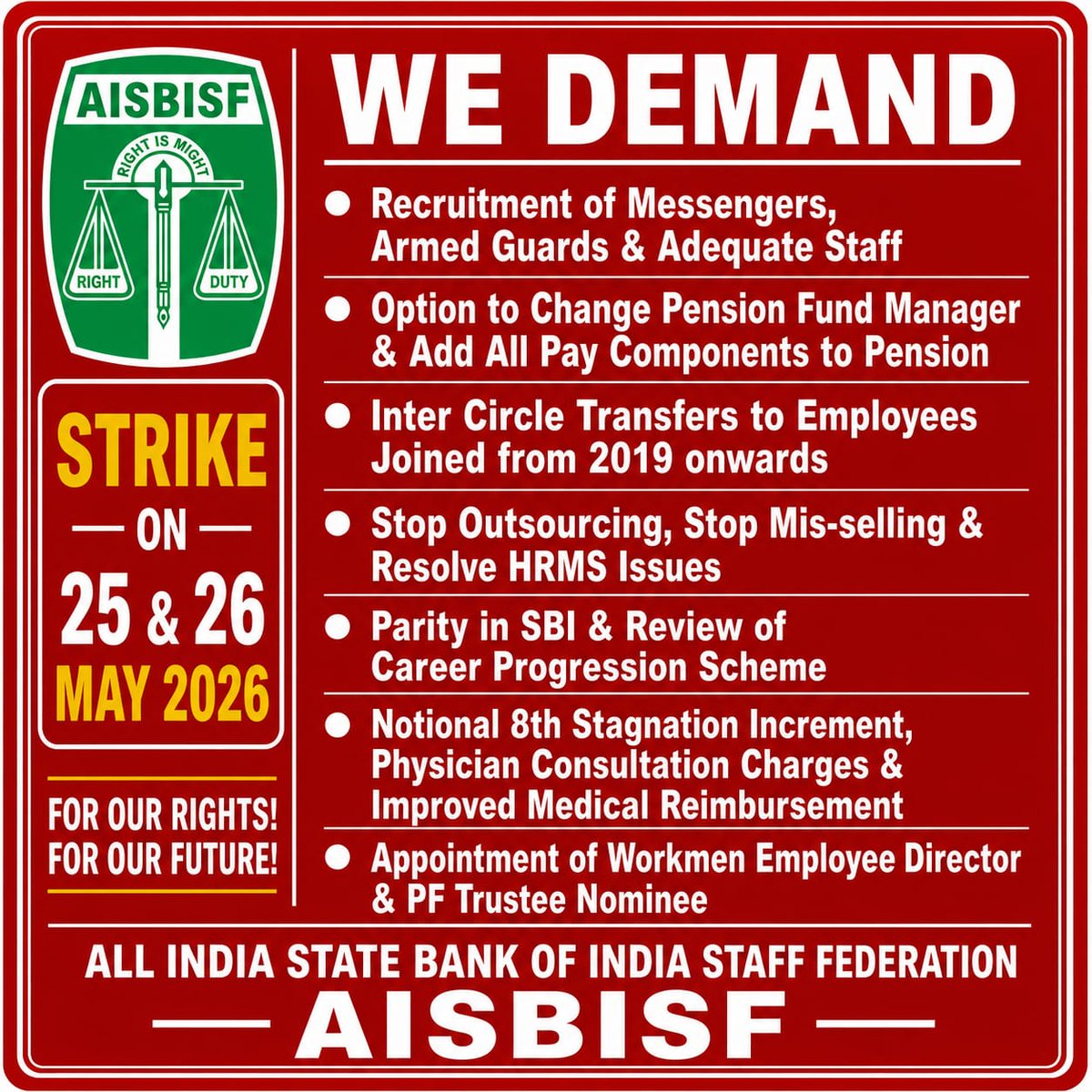 gummadapuM's tweet photo. #justiceforsbiemployees https://t.co/TrSiplFMkx
