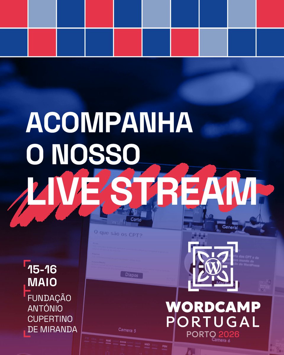 WordCamp Portugal tweet media