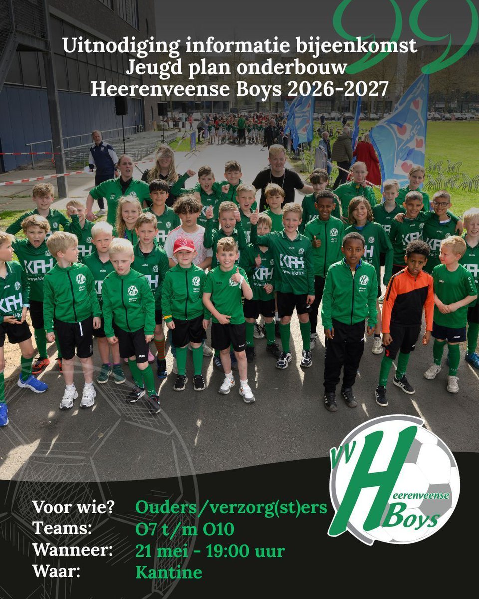 vvHvB's tweet photo. Herinnering! De bijeenkomst voor onze jeugd onderbouw O7 t/m O10 voor ouders/verzorg(st)ers waarbij wij uit gaan leggen hoe wij de onderbouw volgend jaar willen laten groeien en ontwikkelen. We hopen op een grote opkomst volgende week. https://t.co/64GSIjbv3t