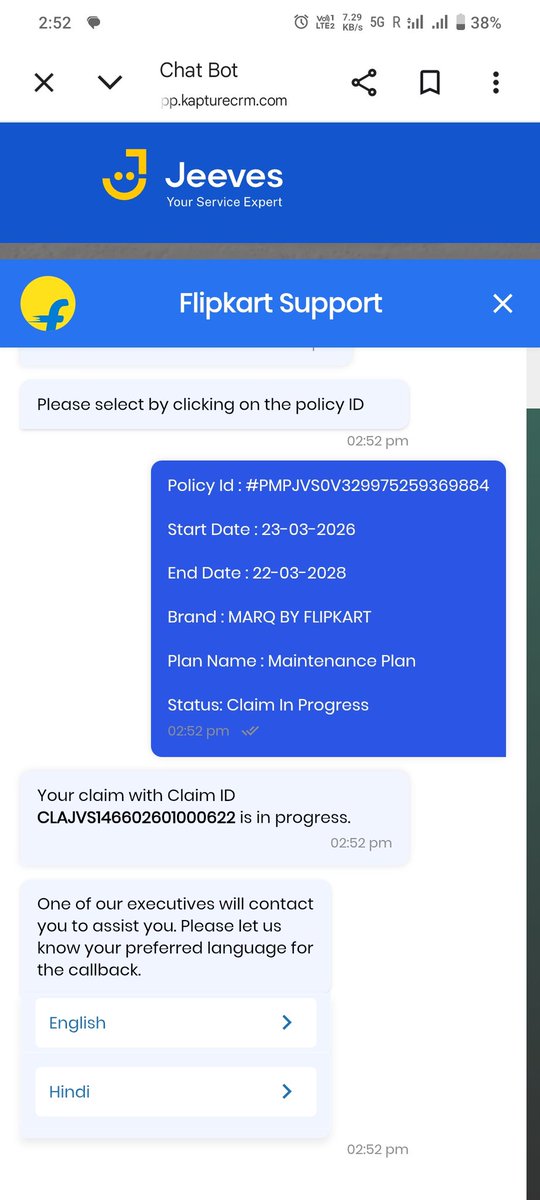 Md291097's tweet photo. @_Poonam_Singhh @setecjeet @flipkartsupport Filed a complaint on 28th march but today (14th may) not a single visit of any technical or not a single information given by #jeeves and even @flipkartsupport after purchasing the AC maintainance plan of Rs 700-800😊😊😊 https://t.co/gPQR1JsC0G