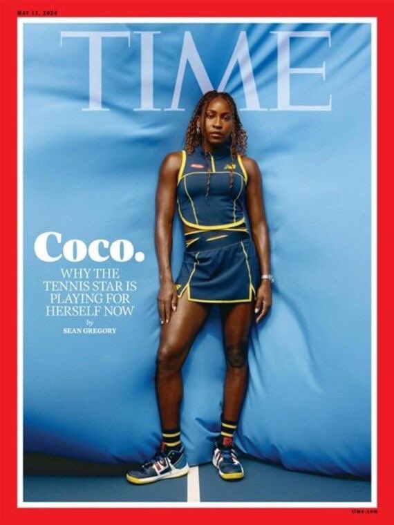 pookielitos's tweet photo. Coco Gauff for TIME ✨ https://t.co/9lDwhJllsN