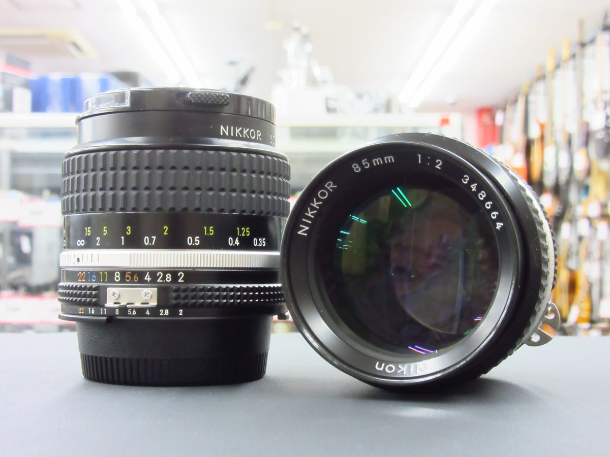 ho21043's tweet photo. NIKKOR 85mm1:2 Ai-S入荷しました

F値2の明るさと、コンパクトな筐体、柔らかなぼけ感がポートレート撮影に最適の名玉です。
Ai-Sレンズなので、ニコンFマウントならほとんどのカメラで使えるのも高ポイントです！

当店ではカメラの買取強化中です。
＃ハードオフ　＃静岡市　＃NIKON　＃レンズ https://t.co/kY4TJhpNFy