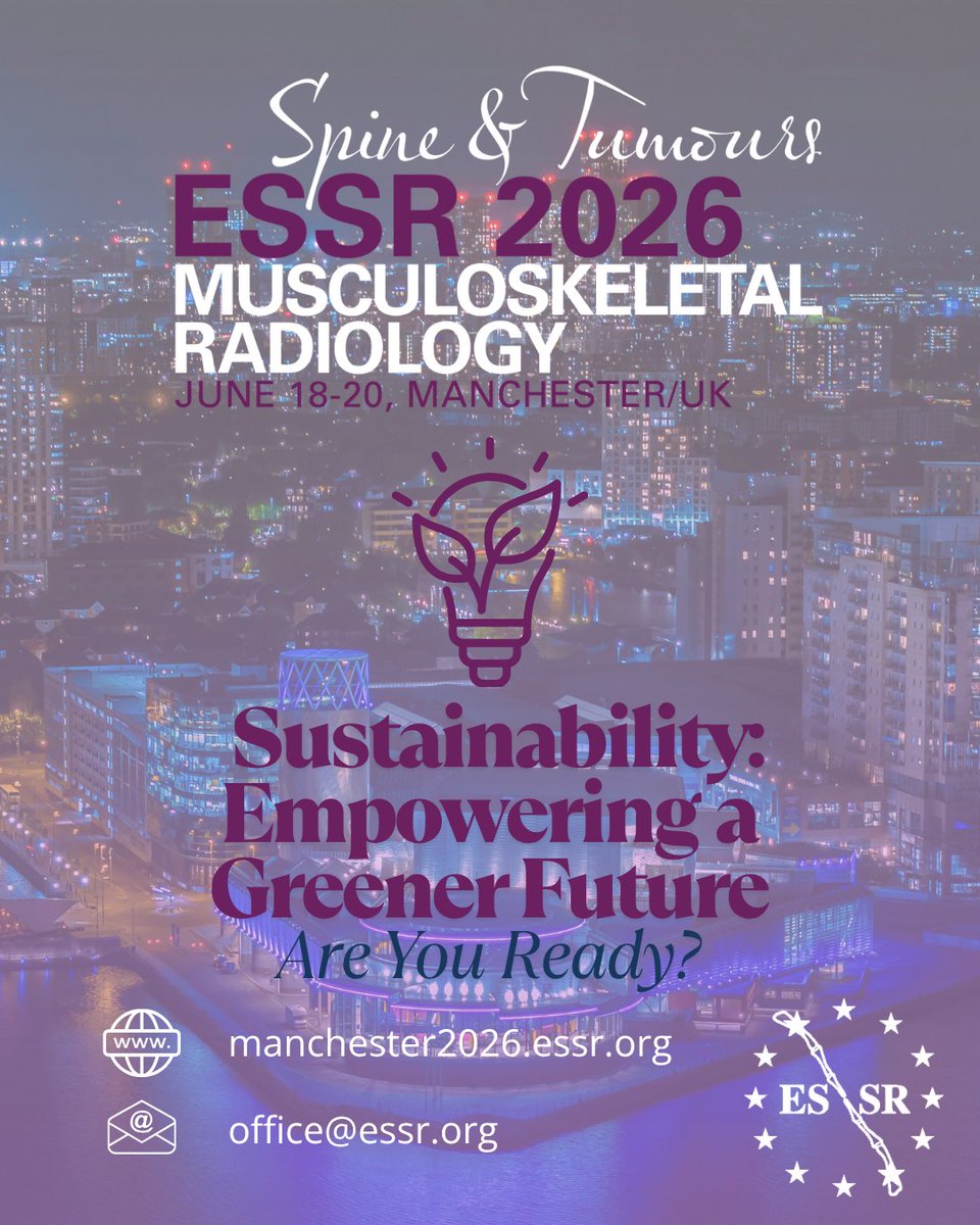 European Society of Musculoskeletal Radiology tweet media