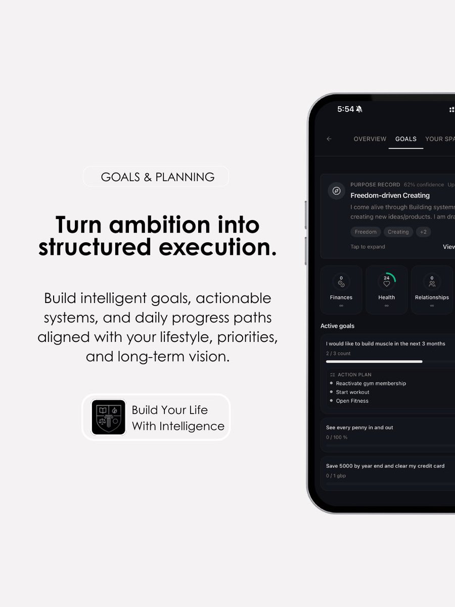 Glyth_ai's tweet photo. Most personal growth systems are fragmented.

Goals, health, routines, and opportunities live across disconnected apps.

Glyth brings them together into one intelligent system focused on measurable self-development.

Build Your Life With Intelligence.

#AI #Productivity #Wellness https://t.co/k19F2uyv1O