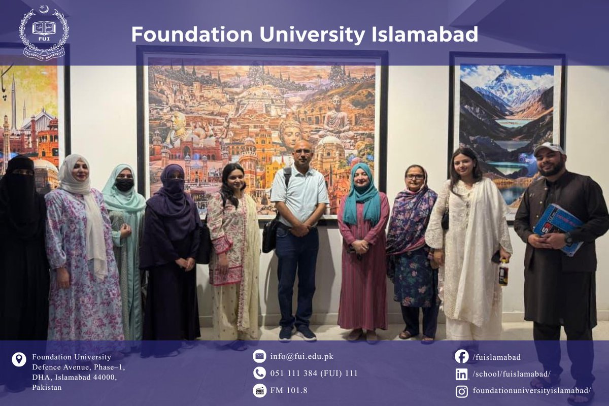 fuislamabad's tweet photo. Workshop on Corpus Linguistics
The Department of English, FUSST, organized a workshop on Corpus Linguistics on May 6, 2026, conducted by Dr. Ameer Sultan, Assistant Professor at the Centre for Language Teaching (CLT), International Islamic University Islamabad.

#FUI #FUSST https://t.co/T8xnIPfr67