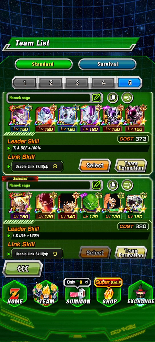 vicent102's tweet photo. @dokkan_global Tell Geppy that I recommend these teams https://t.co/tar9yZjTpN